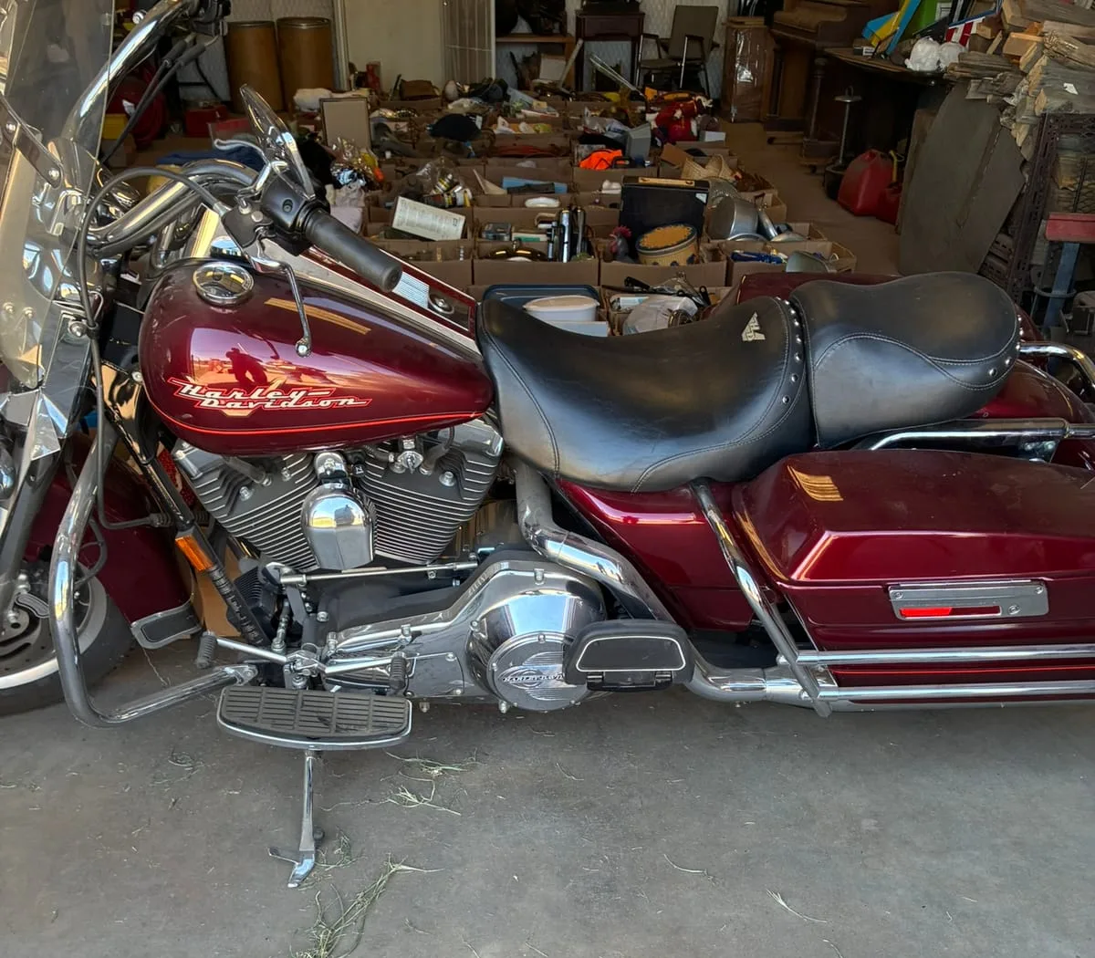 2002 Harley-Davidson Road King motorcycle, Estate of Paul Saiz auction — W&J Auction, Clovis NM